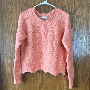 FATE Orange Pom Sweater